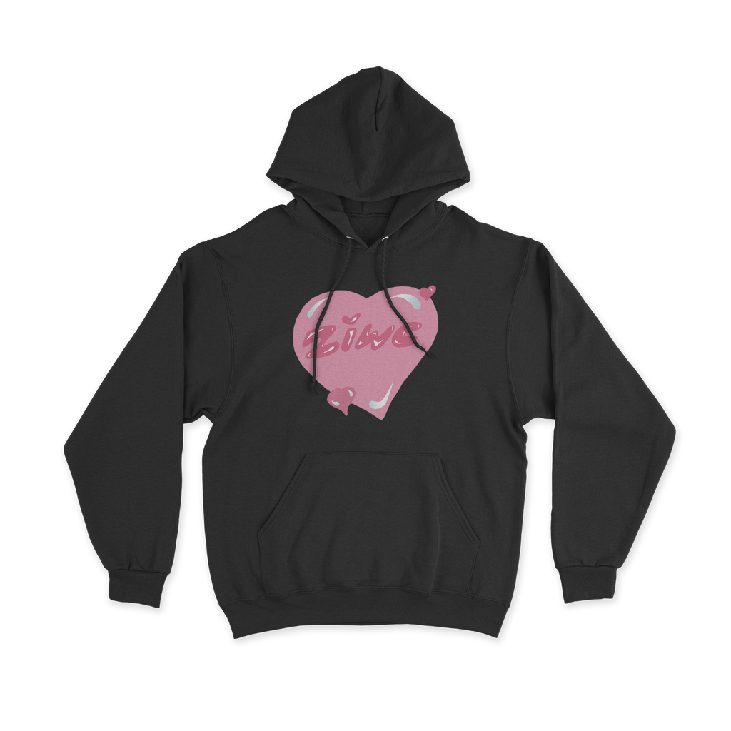 COMME des GARCONS PLAY Red Stacked Heart Zip Up Hoodie AZ